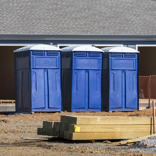 can i customize the exterior of the portable restrooms with my event logo or branding in Hillsdale MO